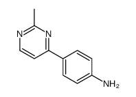 Benzenamine, 4-(2-methyl-4-pyrimidinyl) Structure