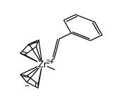 methyl(β-styryl)zirconocene Structure