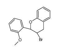 (2S,3S)-3-bromo-2-(2-methoxyphenyl)-3,4-dihydro-2H-chromene Structure