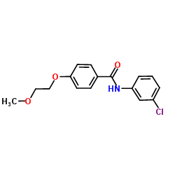 N-(3-Chlorophenyl)-4-(2-methoxyethoxy)benzamide Structure