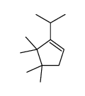 4,4,5,5-tetramethyl-1-propan-2-ylcyclopentene Structure