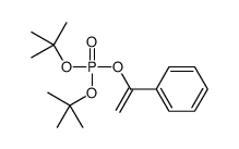 ditert-butyl 1-phenylethenyl phosphate Structure
