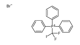 [difluoro(iodo)methyl]-triphenylphosphanium,bromide Structure