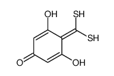2,4,6-Trihydroxybenzenecarbodithioic acid结构式