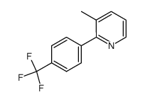 2-[4-(trifluoromethyl)phenyl]-3-methylpyridine Structure