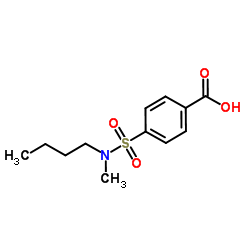 4-[Butyl(methyl)sulfamoyl]benzoic acid结构式