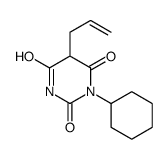 1-Cyclohexyl-5-(2-propenyl)barbituric acid结构式