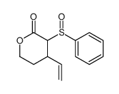 3-(benzenesulfinyl)-4-ethenyloxan-2-one Structure