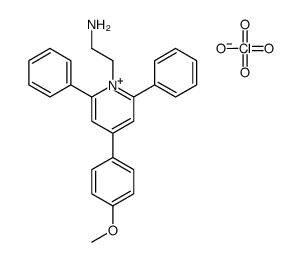 2-[4-(4-methoxyphenyl)-2,6-diphenylpyridin-1-ium-1-yl]ethanamine,perchlorate Structure