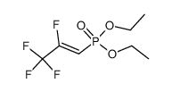 diethyl (Z)-1-hydryl-F-1-propene-1-phosphonate结构式