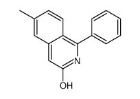 6-methyl-1-phenyl-2H-isoquinolin-3-one结构式