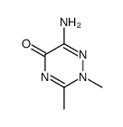 6-amino-2,3-dimethyl-1,2,4-triazin-5-one Structure
