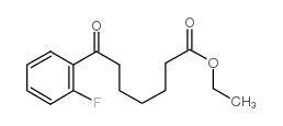 ethyl 7-(2-fluorophenyl)-7-oxoheptanoate结构式