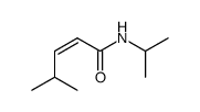 (Z)-4-Methyl-pent-2-enoic acid isopropylamide结构式