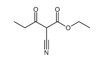 2-Cyano-3-oxo-pentanoic acid ethyl ester Structure