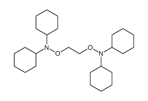 N-cyclohexyl-N-[2-(dicyclohexylamino)oxyethoxy]cyclohexanamine结构式