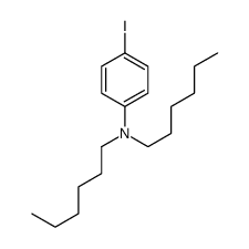 N,N-dihexyl-4-iodoaniline structure