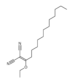 2-(1-ethoxytridecylidene)propanedinitrile结构式