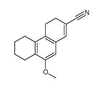 2-cyano-9-methoxy-3,4,5,6,7,8-hexahydrophenanthrene Structure