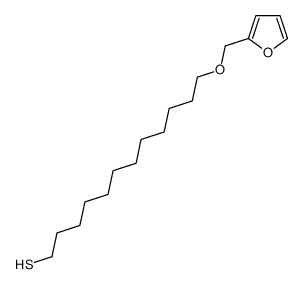 12-(furan-2-ylmethoxy)dodecane-1-thiol Structure