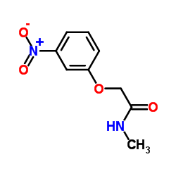 N-Methyl-2-(3-nitrophenoxy)acetamide结构式