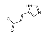 3-(1H-imidazol-5-yl)prop-2-enoyl chloride结构式