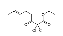 ethyl 2,2-dichloro-7-methyl-3-oxooct-6-enoate Structure