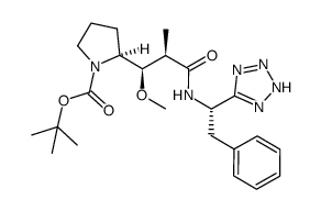 Boc-Dap-Phe-tetrazole Structure
