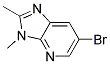 6-BROMO-2,3-DIMETHYL-3H-IMIDAZO[4,5-B]PYRIDINE结构式