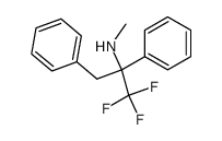 N-methyl-3,3,3-trifluoro-1,2-diphenyl-2-propylamine Structure