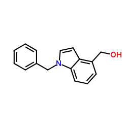 (1-Benzyl-1H-indol-4-yl)methanol结构式
