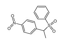 4-nitro-α-methylbenzyl phenyl sulfone结构式