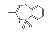 3-methyl-2,5-dihydro-1λ6,2,4-benzothiadiazepine 1,1-dioxide Structure