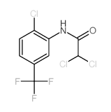 Acetamide,2,2-dichloro-N-[2-chloro-5-(trifluoromethyl)phenyl]- Structure