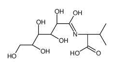 N-D-gluconoyl-L-valine Structure