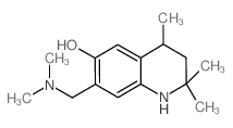 7-[(Dimethylamino)methyl]-2,2,4-trimethyl-1,2,3,4-tetrahydroquinolin-6-ol Structure