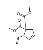 dimethyl 2-ethenylcyclopent-3-ene-1,1-dicarboxylate结构式