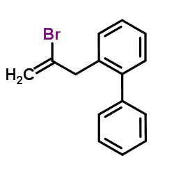 2-(2-Bromo-2-propen-1-yl)biphenyl Structure
