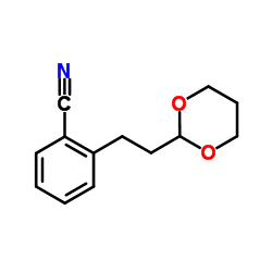 2-[2-(1,3-Dioxan-2-yl)ethyl]benzonitrile结构式