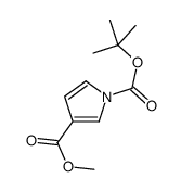 1-BOC-1H-吡咯-3-羧酸甲酯结构式