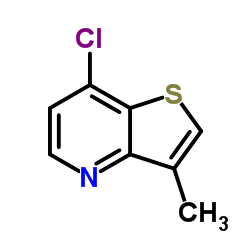 7-Chloro-3-methylthieno[3,2-b]pyridine structure