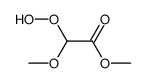 methyl α-hydroperoxy-α-methoxyacetate Structure