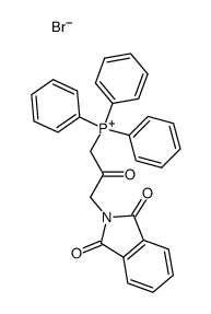 (2-oxo-3-phthalimidopropyl)(triphenyl)phosphonium bromide结构式