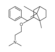 2-[(3-benzyl-4,7,7-trimethyl-3-bicyclo[2.2.1]heptanyl)oxy]-N,N-dimethylethanamine Structure