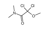 dichloro-methoxy-acetic acid dimethylamide Structure