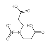 b-Alanine,N-(2-carboxyethyl)-N-nitro- structure