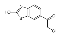 6-(2-CHLOROACETYL)BENZO[D]THIAZOL-2(3H)-ONE structure