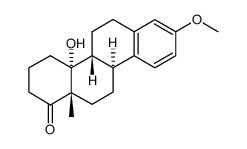 14-Hydroxy-3-methoxy-D-homoestra-1,3,5(10)-trien-17a-one Structure