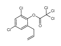 2-allyl-4,6-dichlorophenyl 2,2,2-trichloroacetate Structure