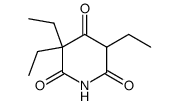 3,3,5-triethyl-piperidine-2,4,6-trione Structure